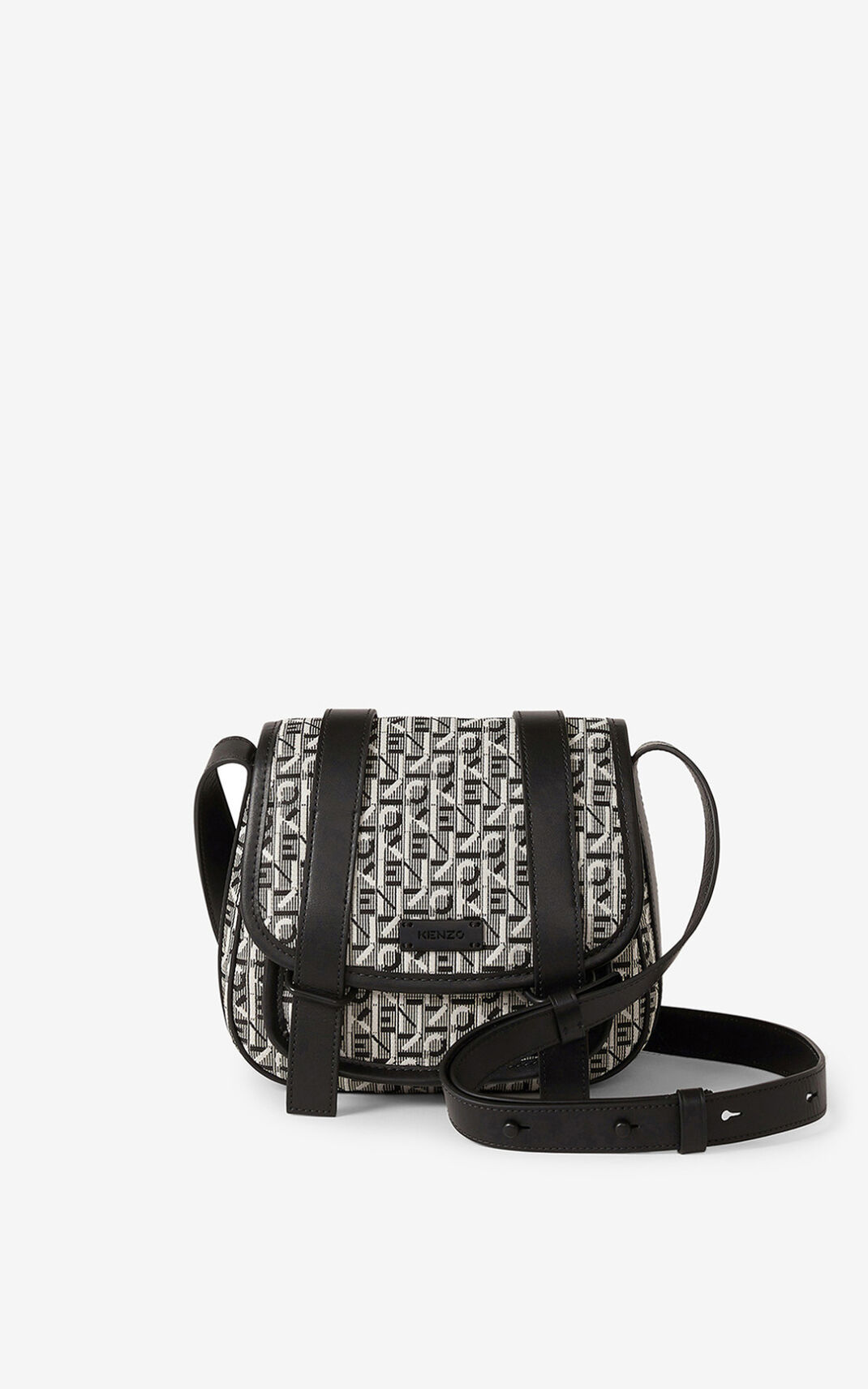 Kenzo Courier small jacquard Crossbody Torbe Ženske - Sive - Hrvatska ERDTBS162